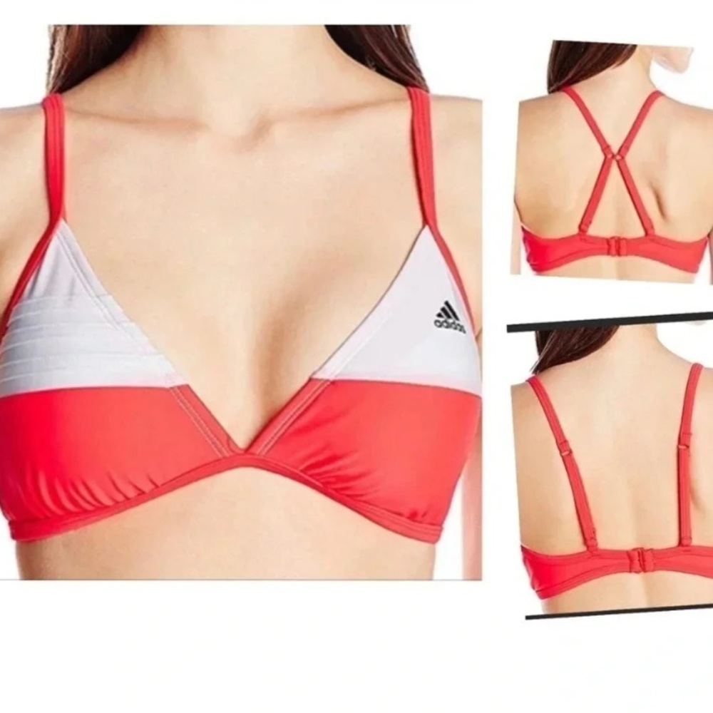 Adidas Cross Back Bikini Top - Size 16 Women’s - NWT!    swim bathing suit suits